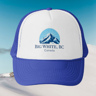 Großes Weißes British Columbia Kanada Skigebiet Hu Truckerkappe