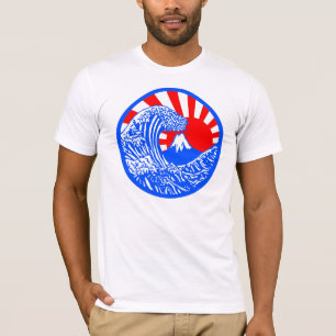 Großes Welleu. Steigensun-T-Shirt T-Shirt