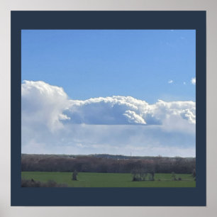 Großes Wolkenposter Poster