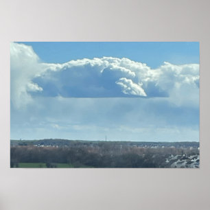 Großes Wolkenposter Poster