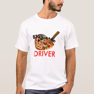 GROSSES Wurst-Pizza-Lieferungs-T-Shirt T-Shirt