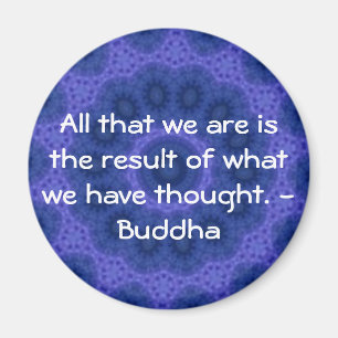 GROSSES ZITAT vom Buddha Magnet