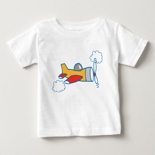 Großflugzeug Baby T-shirt (Vorderseite)