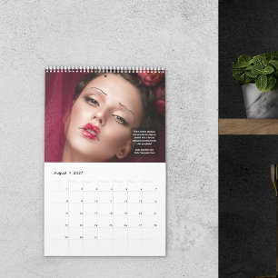 Großformat-Fotos Visagisten-Portfolio Kalender