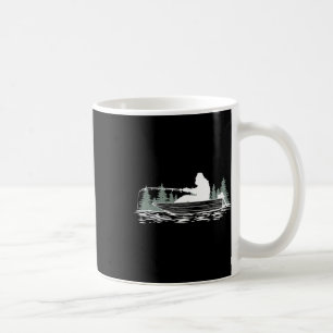 Großfuß-Angler Fischliebhaber Fischer Retro Kaffeetasse