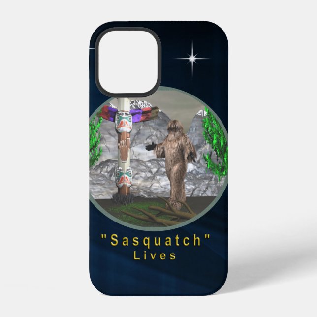 Großfuß iPhone Hülle (Rückseite)