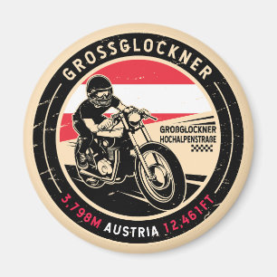 Großglockner   Österreich   Motorrad Magnet