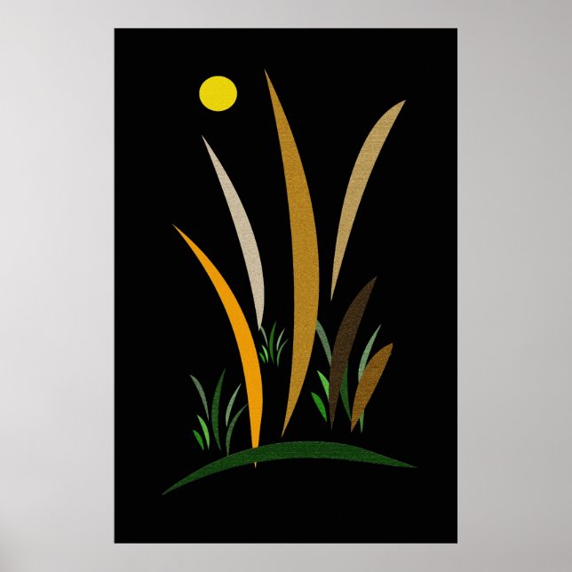 Großgras 36 x 24 Poster (Vorne)