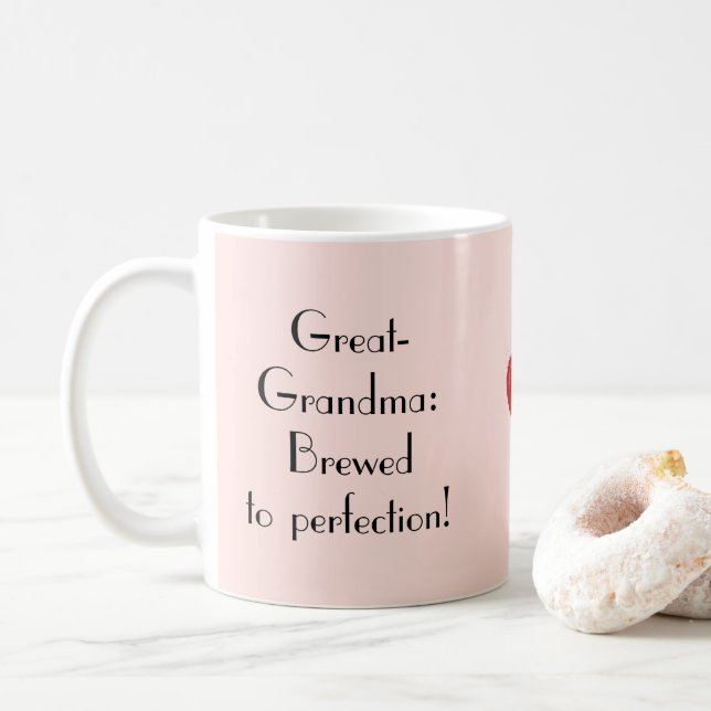 Großgroßartiges Geschenk von Großenkindern, Tasse (Mit Donut)