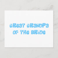 Großgroßvater der Braut
