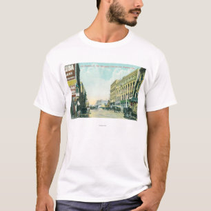 Großhandelsbezirks-Szene auf Los Angeles-Straße T-Shirt