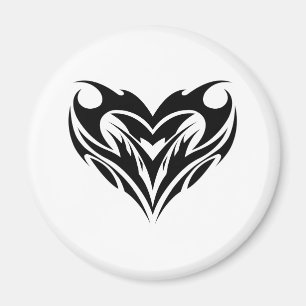 Großherz-Tribal Tattoo-Design Magnet