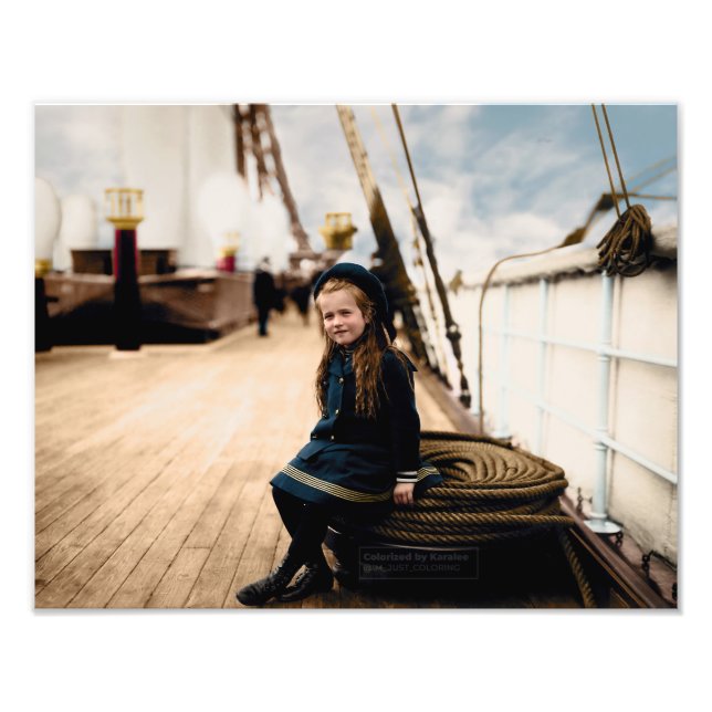 Großherzogin Anastasia Nikolaevna 1907 Fotodruck (Vorne)