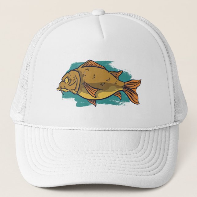Großkarpfenfisch Truckerkappe (Vorderseite)