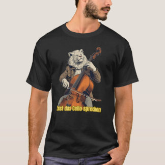 Großkatze spielt Musik T-Shirt