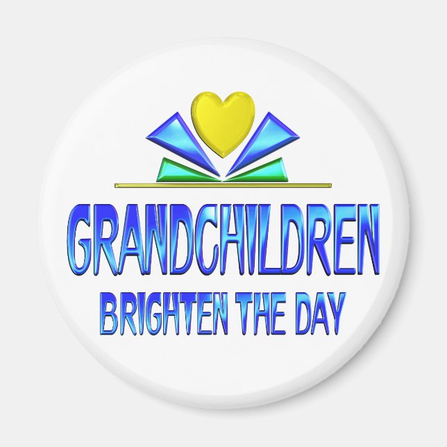 Großkinder Brighten den Tag Magnet (Vorne)