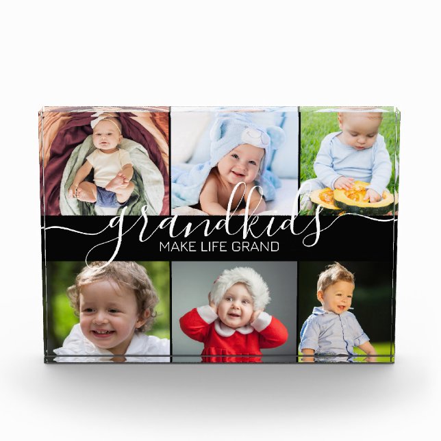 Großkinder machen das Leben großartig | 6 FotoColl Fotoblock (Vorderseite)