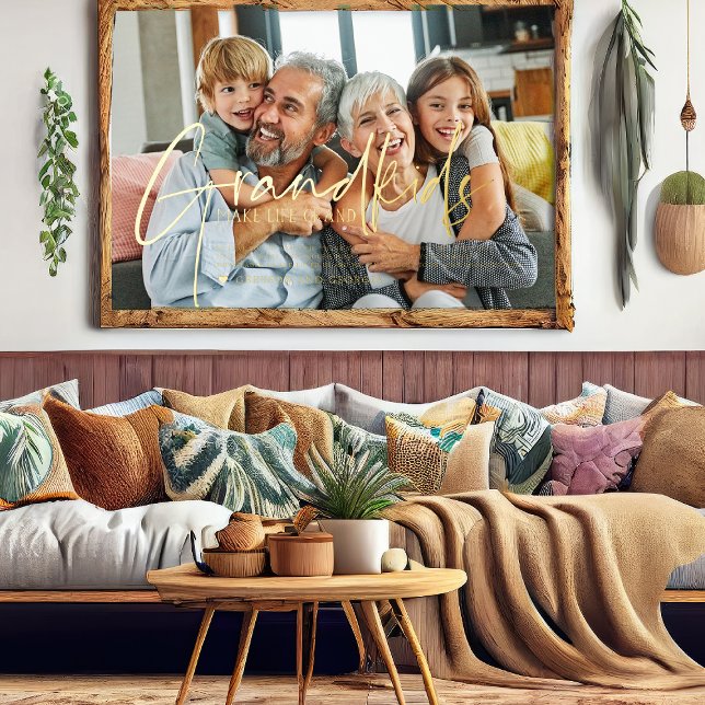 Großkinder machen das Leben großartig | FOTO Foliendrucke (Von Creator hochgeladen)