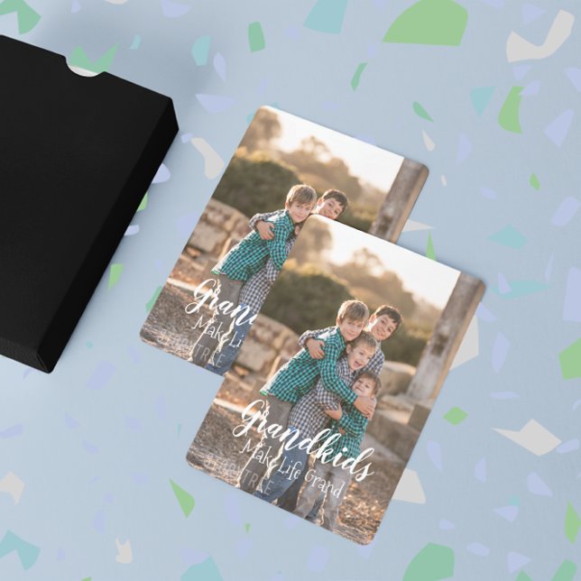 Großkinder machen das Leben großartig Spielkarten (Von Creator hochgeladen)