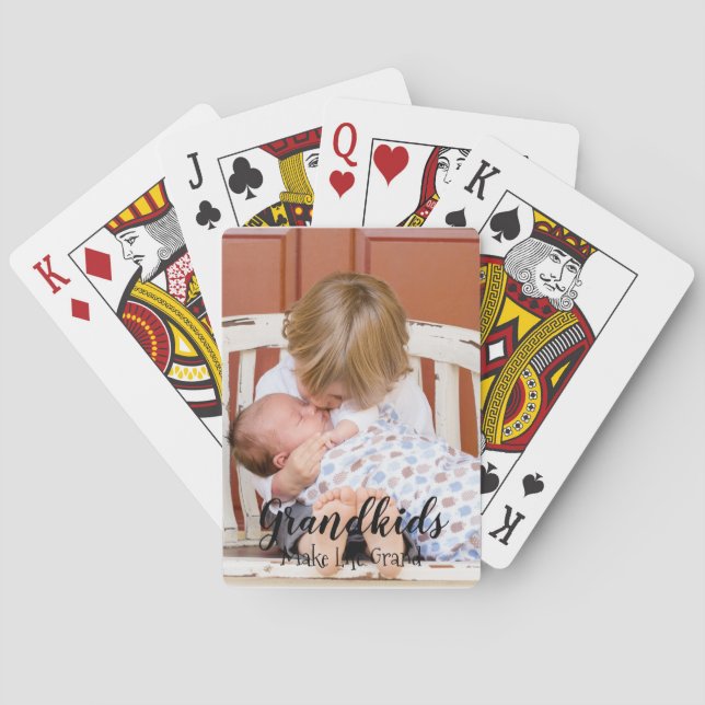 Großkinder machen das Leben großartig Spielkarten (Rückseite)