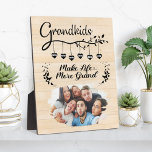 Großkinder machen das Leben zu einem großartigen F Fotoplatte<br><div class="desc">Großkinder machen das Leben zu einem großartigen Foto für eine Familie</div>