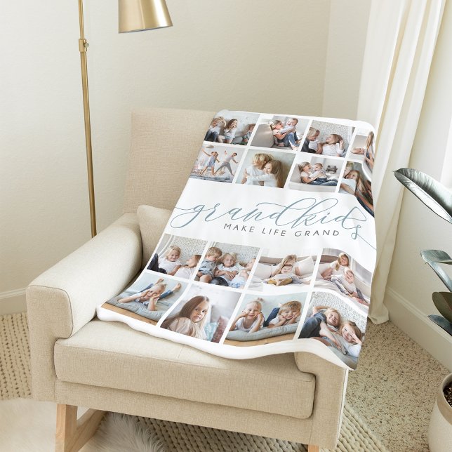 Großkinder machen Life Grand 16 FotoCollage Fleecedecke (Von Creator hochgeladen)