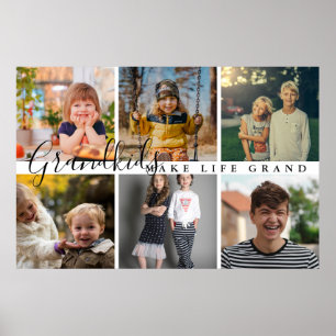 Großkinder machen Life Grand 6 Foto Geschenk für O Poster