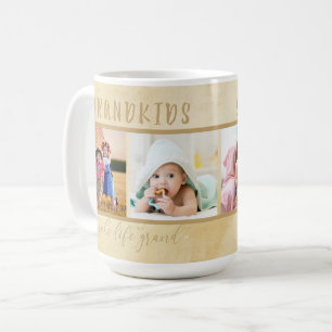 Großkinder machen Life Grand Fotos für Großeltern Kaffeetasse