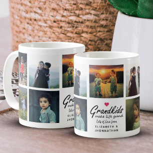 Großkinder machen Life Grand Multi FotoCollage Kaffeetasse