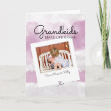 Großkinder machen Life Grand Mütter Day Card