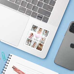 Großkinder machen Life Grand Oma 8-Foto maßgeschne Aufkleber