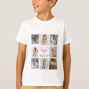 Großkinder machen Life Grand Oma 8-Foto maßgeschne T-Shirt