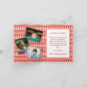 Großkinder Opa Oma Foto Frohe Weihnachten Karte