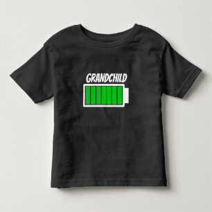 Großkindlicher Hochbatterie-Power-Spaß Kleinkind T-shirt