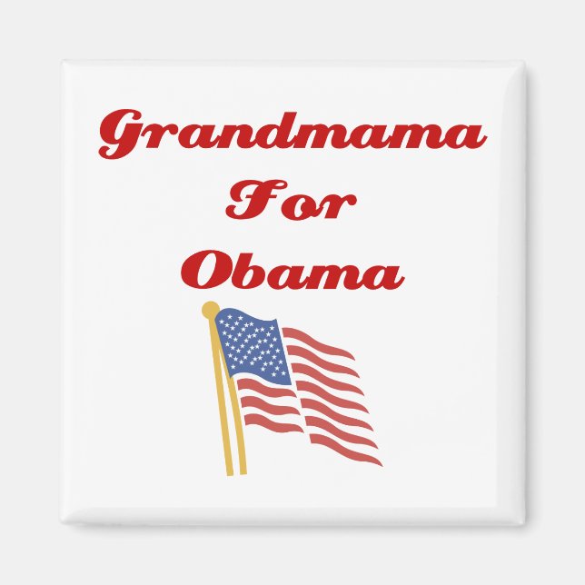 Großmama für Obama Magnet (Vorne)