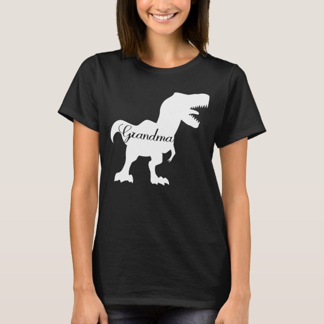 Großmasaurus Großma Dinosaurier T-Shirt (Vorderseite)