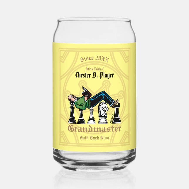 Großmeister Dosenglas (Vorderseite)