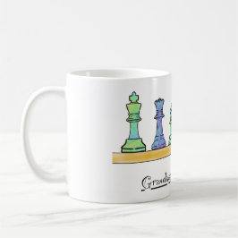 Großmeister im Training Schach Kaffeetasse