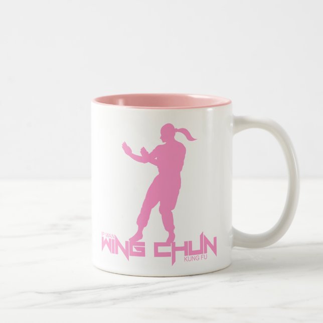 Großmeister - Ip Man "Wing Chun" Kung Fu Zweifarbige Tasse (Rechts)