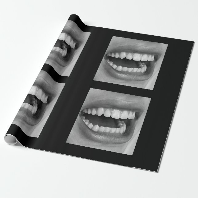 Großmund-Geschenkpapier Geschenkpapier (Ungerollt)