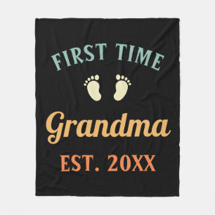 Großmutter Abuela Nonna Grammy Erstmaliges Grandma Fleecedecke