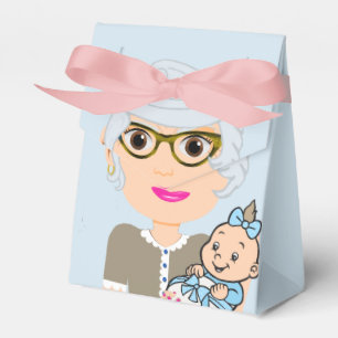 Großmutter-Babyparty-Bevorzugungs-Kasten Geschenkschachtel