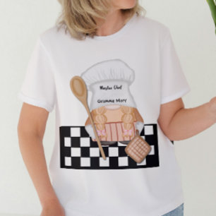 Großmutter Birthday Whimsical Gnome Koch Kochen T-Shirt