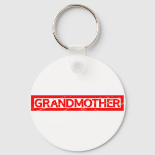 Großmutter-Briefmarke Schlüsselanhänger