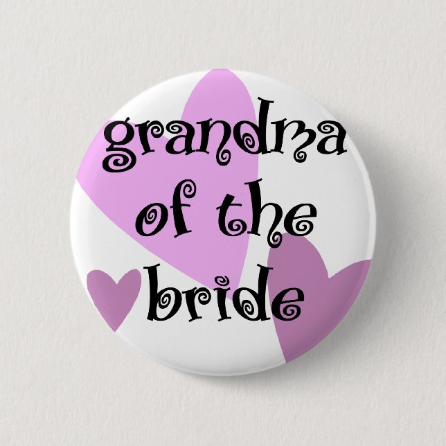 Großmutter der Braut Button (Vorderseite)