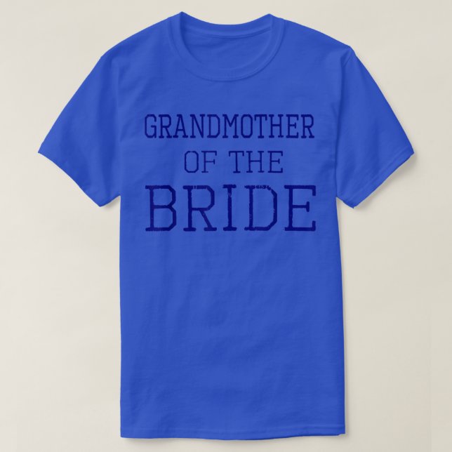 Großmutter der Braut - Koordinierung der Hochzeit  T-Shirt (Design vorne)