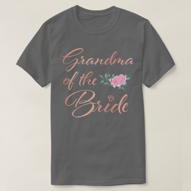 Großmutter der Brautgroßmutter der Bri T-Shirt (Design vorne)
