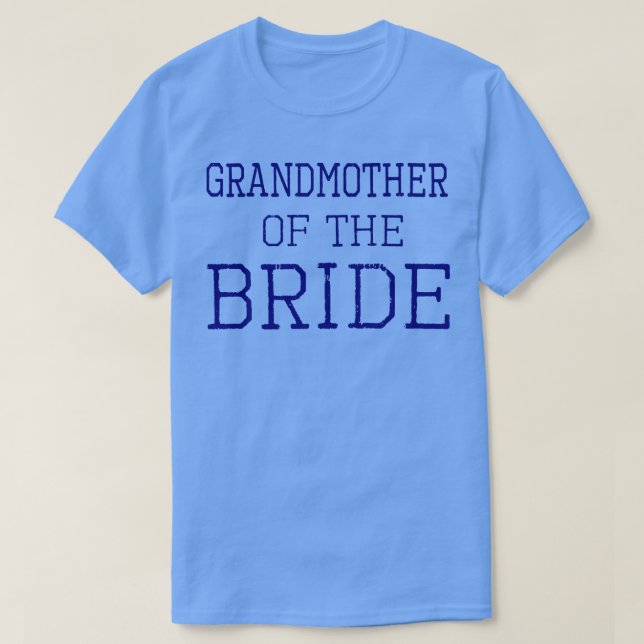 Großmutter der Bride Coordinating Wedding Par T-Shirt (Design vorne)