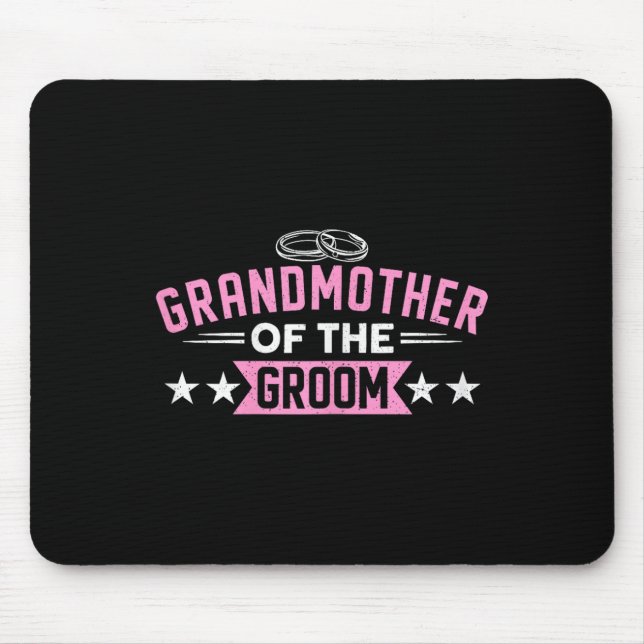 Großmutter der Groom Matching Bachelorette Par Mousepad (Vorne)