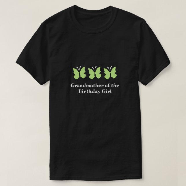 Großmutter der Schmetterlingsmarine T-Shirt (Design vorne)